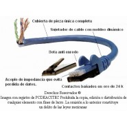 Cable de Red UTP Cat5e, Patch Cord de fábrica 15 m en colores